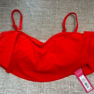 Hot Red Bikini Top